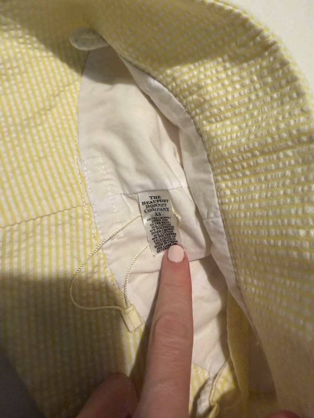 The Beaufort Bonnet Company Seersucker Sun Hat - Picture 2 of 3